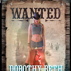 Wanted Poster with 5 Cowgirl ImageHolders