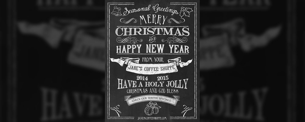 Free ChalkBoard Design Template