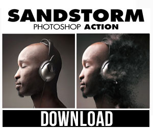 Sandstorm Photoshop Action