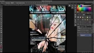 How to make Broken Glass Poster in Photoshop – Video tutorial