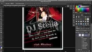 How to design a Hiphop Poster in Photoshop – Photoshop Template