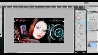 How to design a custom Ironman mask interface in Photoshop – Video tutorial