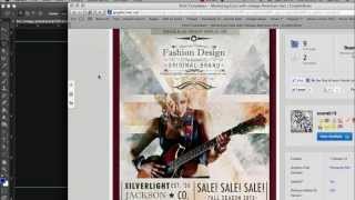 How to design a Rock Poster in photoshop fast – Video tutorial