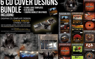 6 CD Cover Designs Bundle
