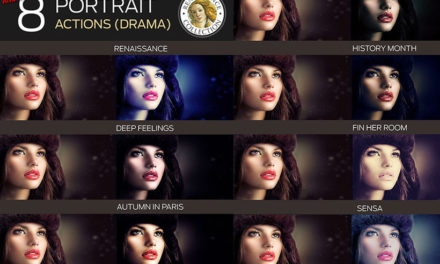 8 Renaissance Portrait Actions for Photoshop