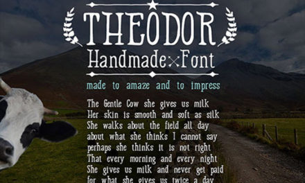 Hand Made Font “Theodor”