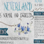 Never Neverland – Hand Written Font