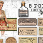 Vintage Poison Labels