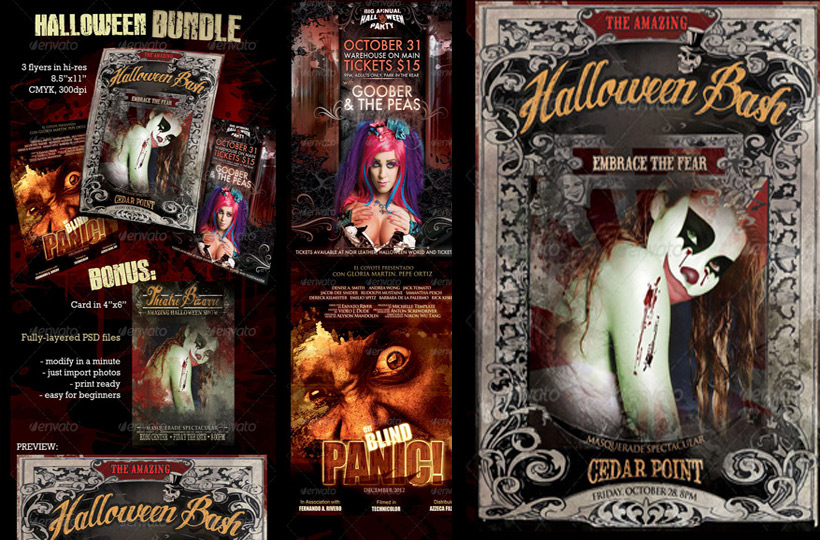 Halloween Flyer Bundle