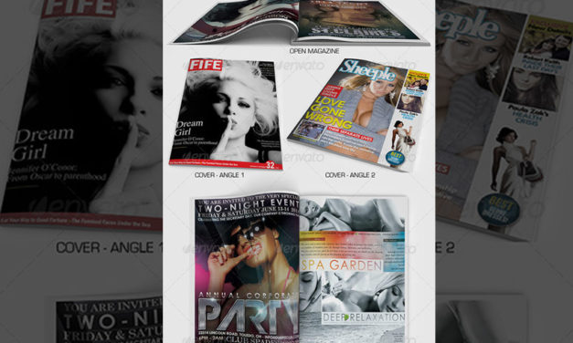 Magazine Mockup – 8 Files