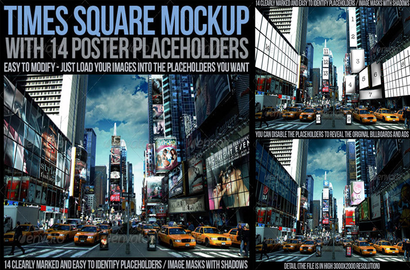 Times Square Mockup