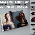 8 Page Magazine Mockup