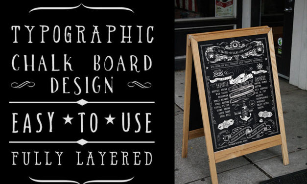 Editable Chalkboard Design