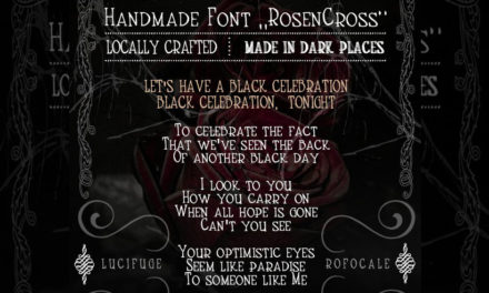 Handmade Font “RosenCross”