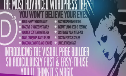 Best Wordpress Theme is here – Introducing Divi3