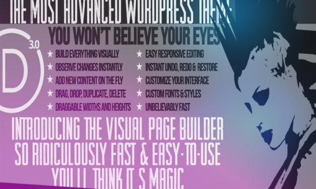 Best WordPress Theme is here – Introducing Divi3