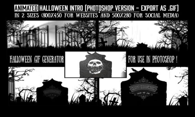 Photoshop GIF Generator 4 Halloween