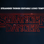 Stranger Things Editable Logo