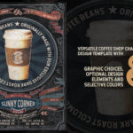 Coffee House Chalkboard with 8 Graphic Designs