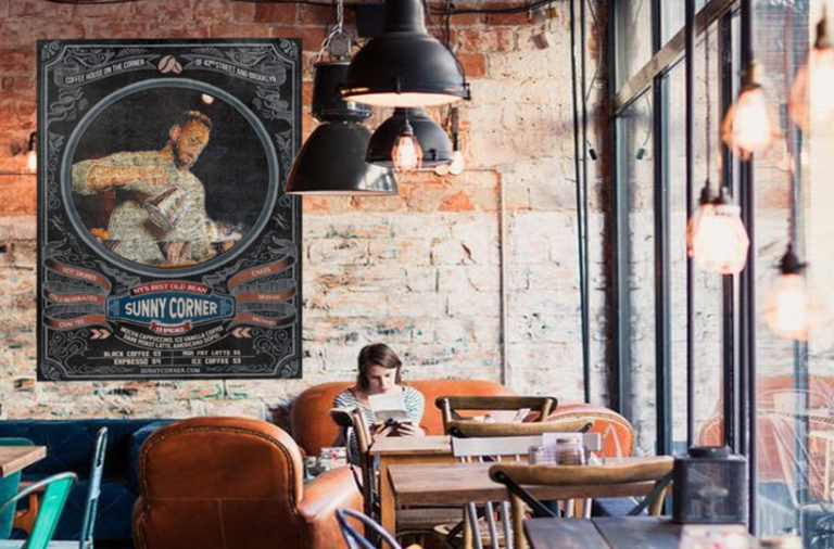 Coffee House Chalkboard with 8 Graphic Designs Scarab13 Designs