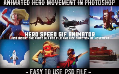 Hero Scene Animator for Photoshop